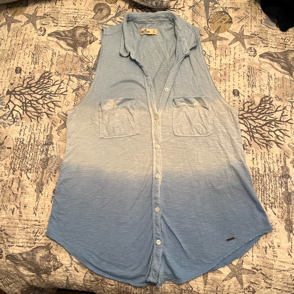 Hollister ombré button up